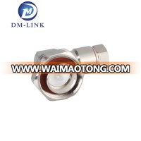 716 Din Male Plug Right Angle Connector Clamp for Corrugated Copper 1/2 Cable