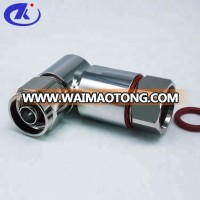 N Male Right Angle RF Connector for 1/2" Cable